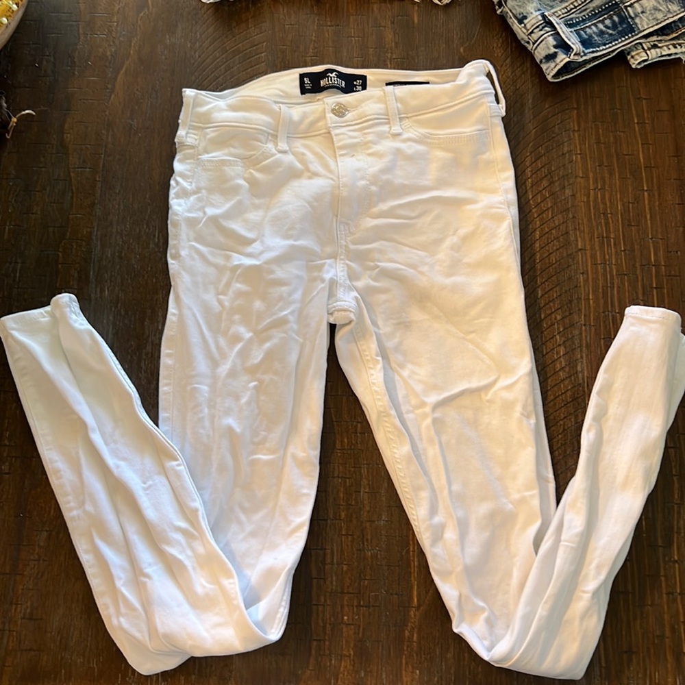 White Holister 5L Pants